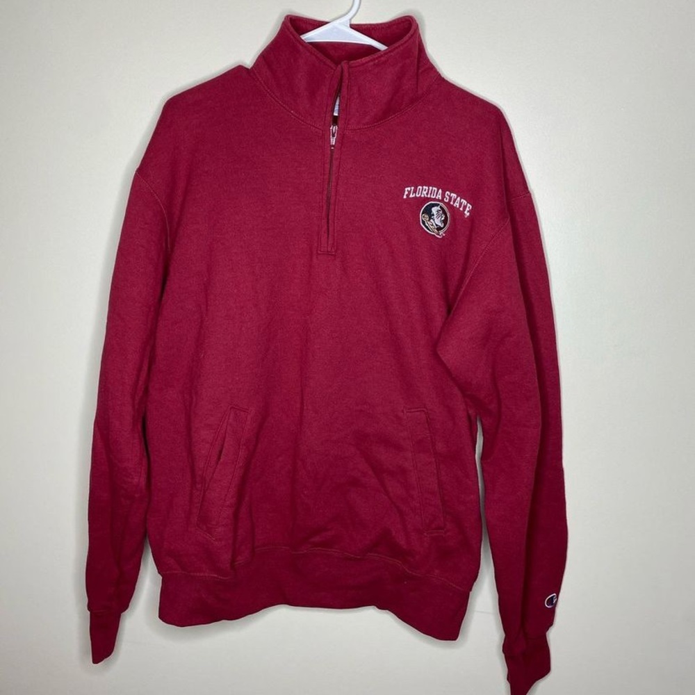 Florida state quarter zip crewneck